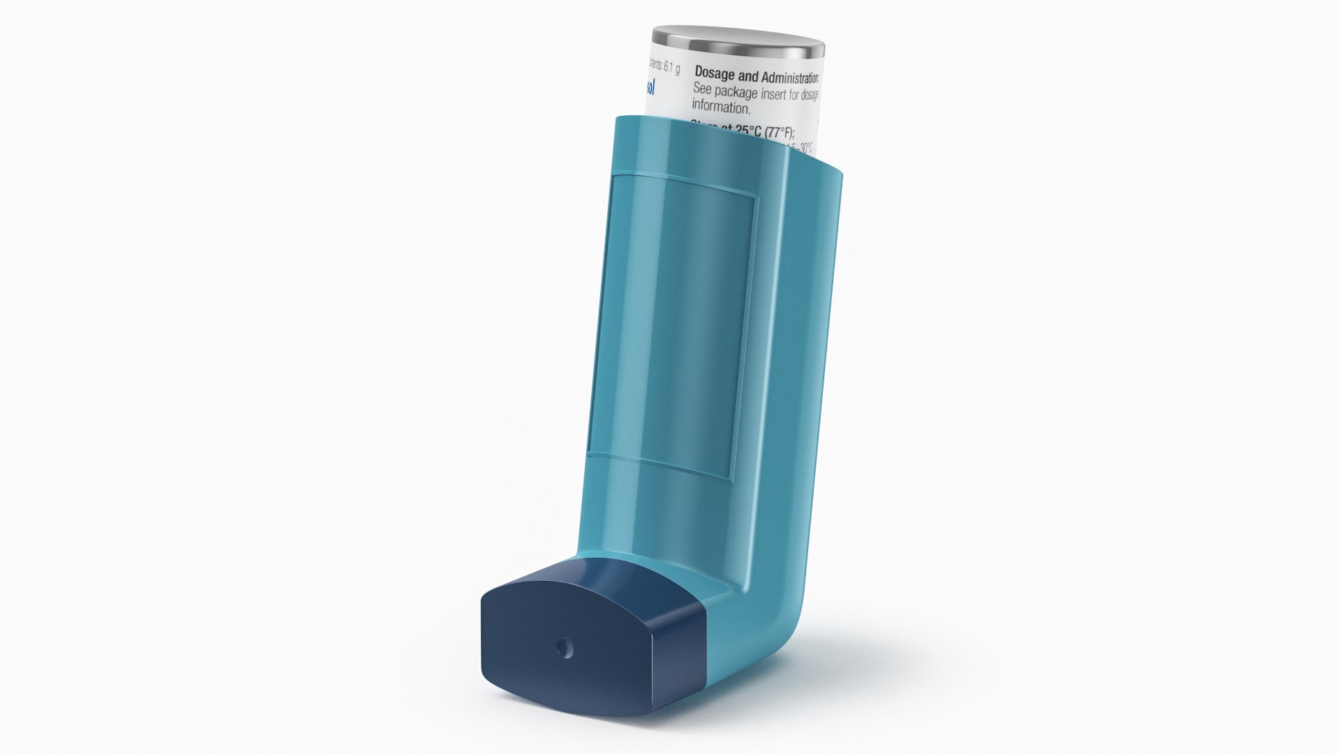 3D Asthma Inhaler 01 Model - TurboSquid 2104262