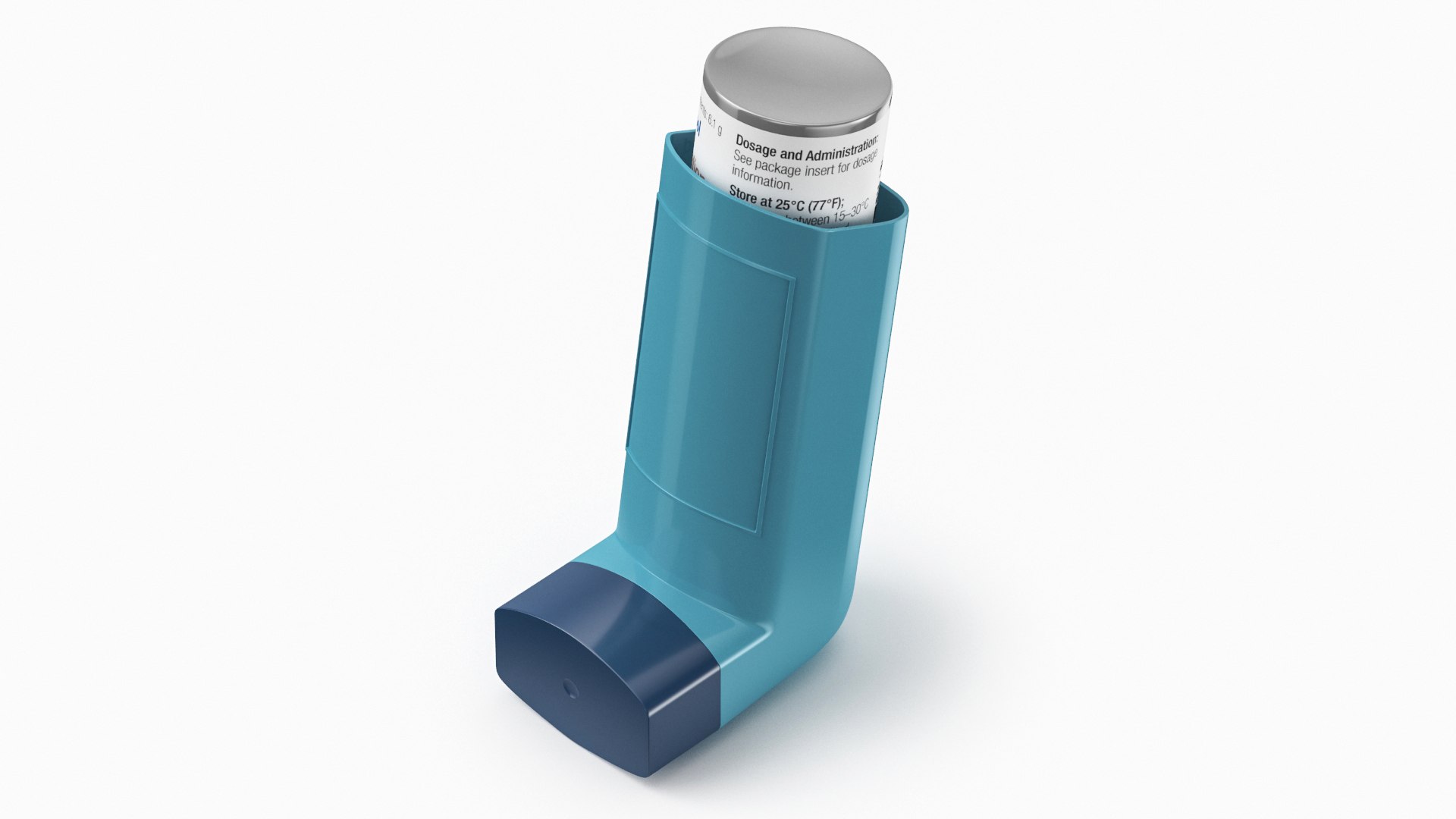 3D Asthma Inhaler 01 Model - TurboSquid 2104262