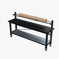 Packing Roll Workbench 2250x550mm Configuration 10