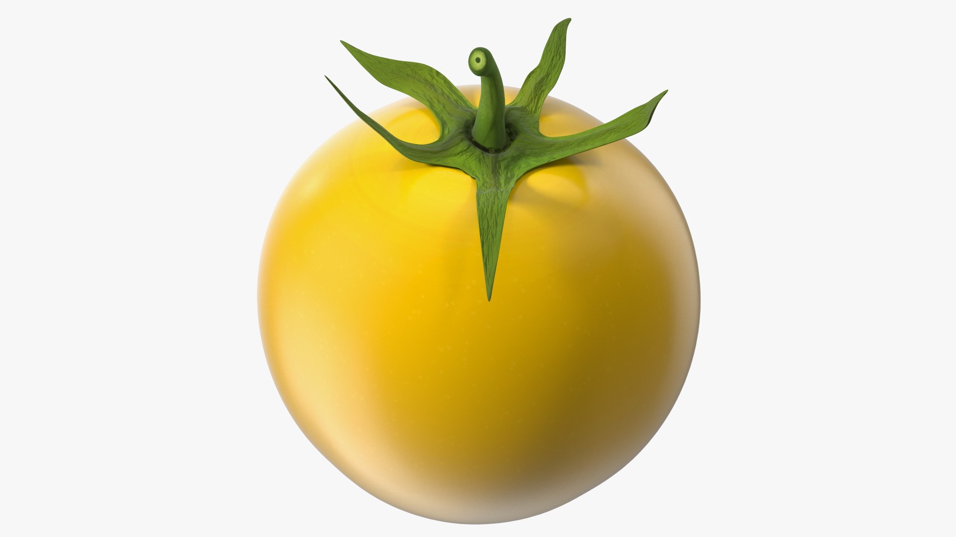 Yellow Cherry Tomato 3D model preview