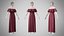 Dress 18 Dark Red