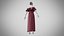 Dress 18 Dark Red