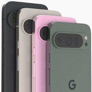 3D Google Pixel 9 Pro All collors