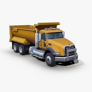 3D model Mack GRANITE CT713 Dump truck s08 2006