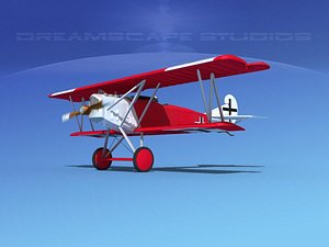 fokker dvii fighter luftwaffe obj