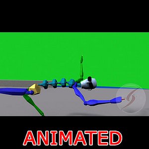 3d model animación matrix