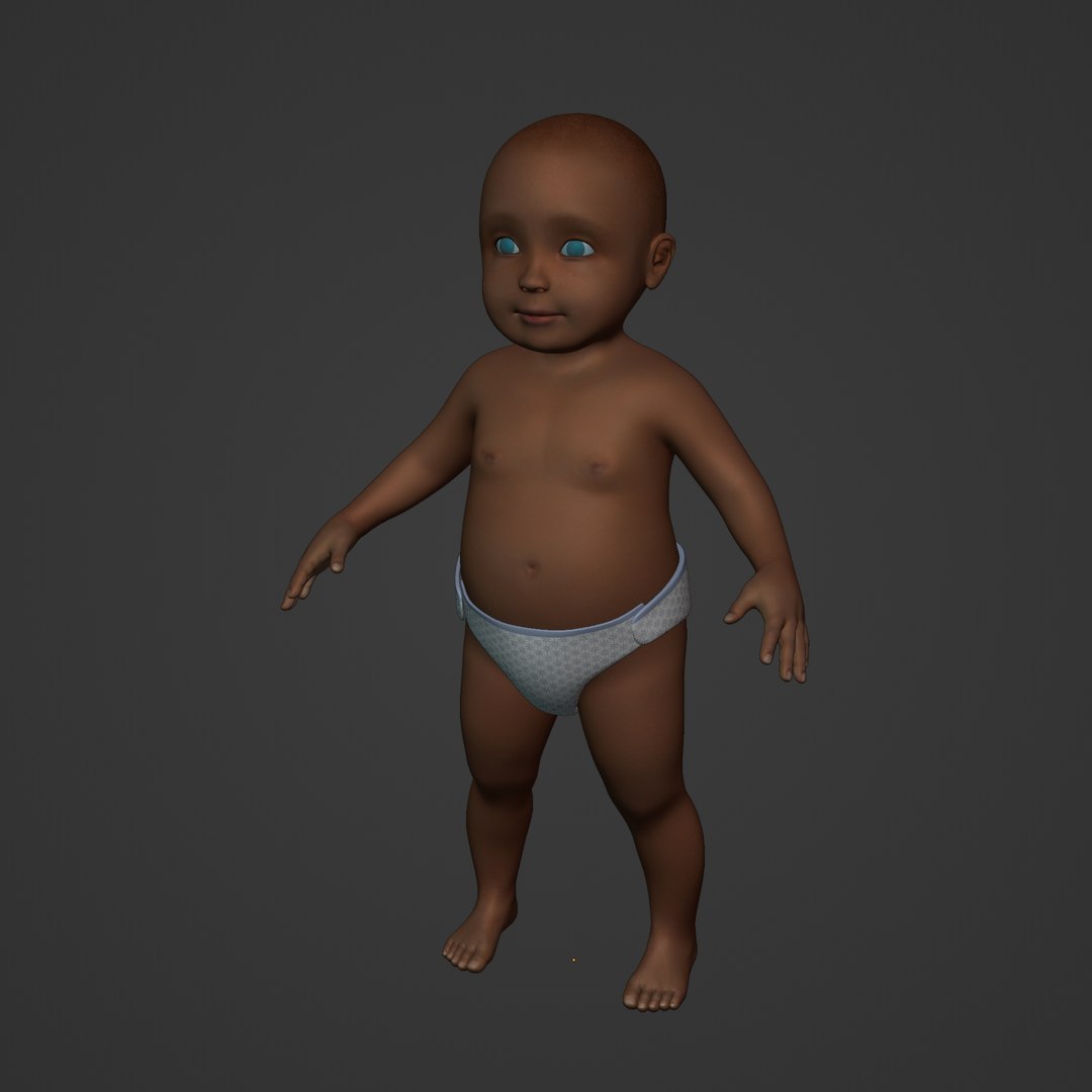 3D model Baby with 3 Skin Textures https://p.turbosquid.com/ts-thumb/9r/fqgDhV/OA/i4/jpg/1659871030/1920x1080/fit_q87/ea618a32238754d4c7daebee42fab337415b0d66/i4.jpg
