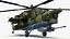 Combat Helicopter Mi-28 Rigged for Cinema 4D