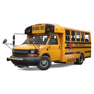 3D Mini School Bus 2021