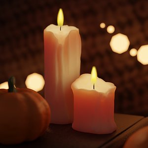 3D Wax Candles