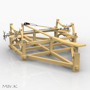 ballista leonardo da 3d model