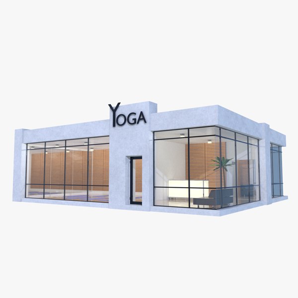 Yoga studio equipment | 3D model