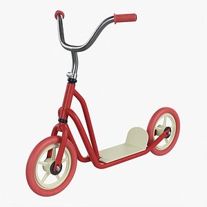 Vintage kick scooter model