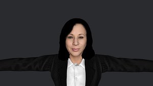 Kamala Harris-V2 Hyper Realistic Full Body Fully Rigged 3D Character
