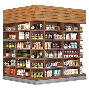 Supermarket showcase