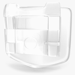 Ceramic Self Ligating Dental Braces Bracket V08 3D model