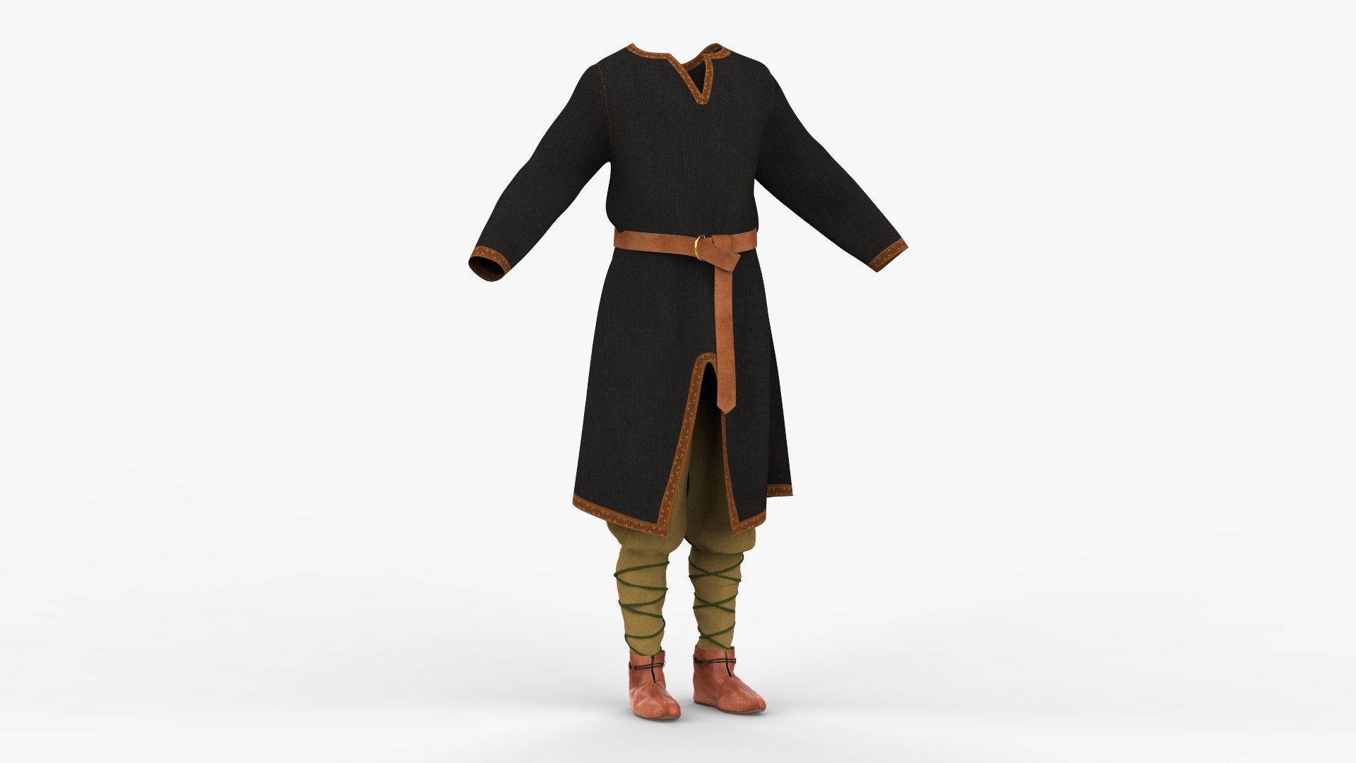 Viking Tunic Uniform 3D Model - TurboSquid 2188484