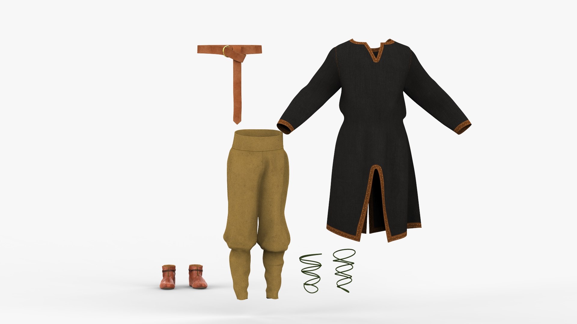 Viking Tunic Uniform 3D Model - TurboSquid 2188484