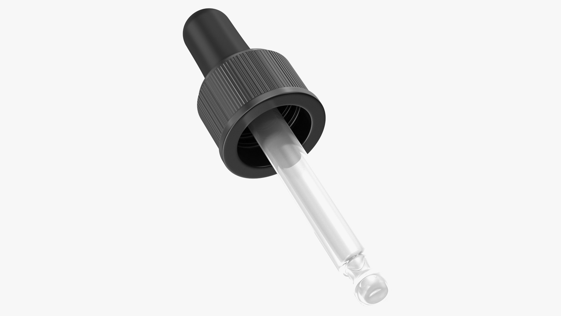 Glass Dropper 3D model preview