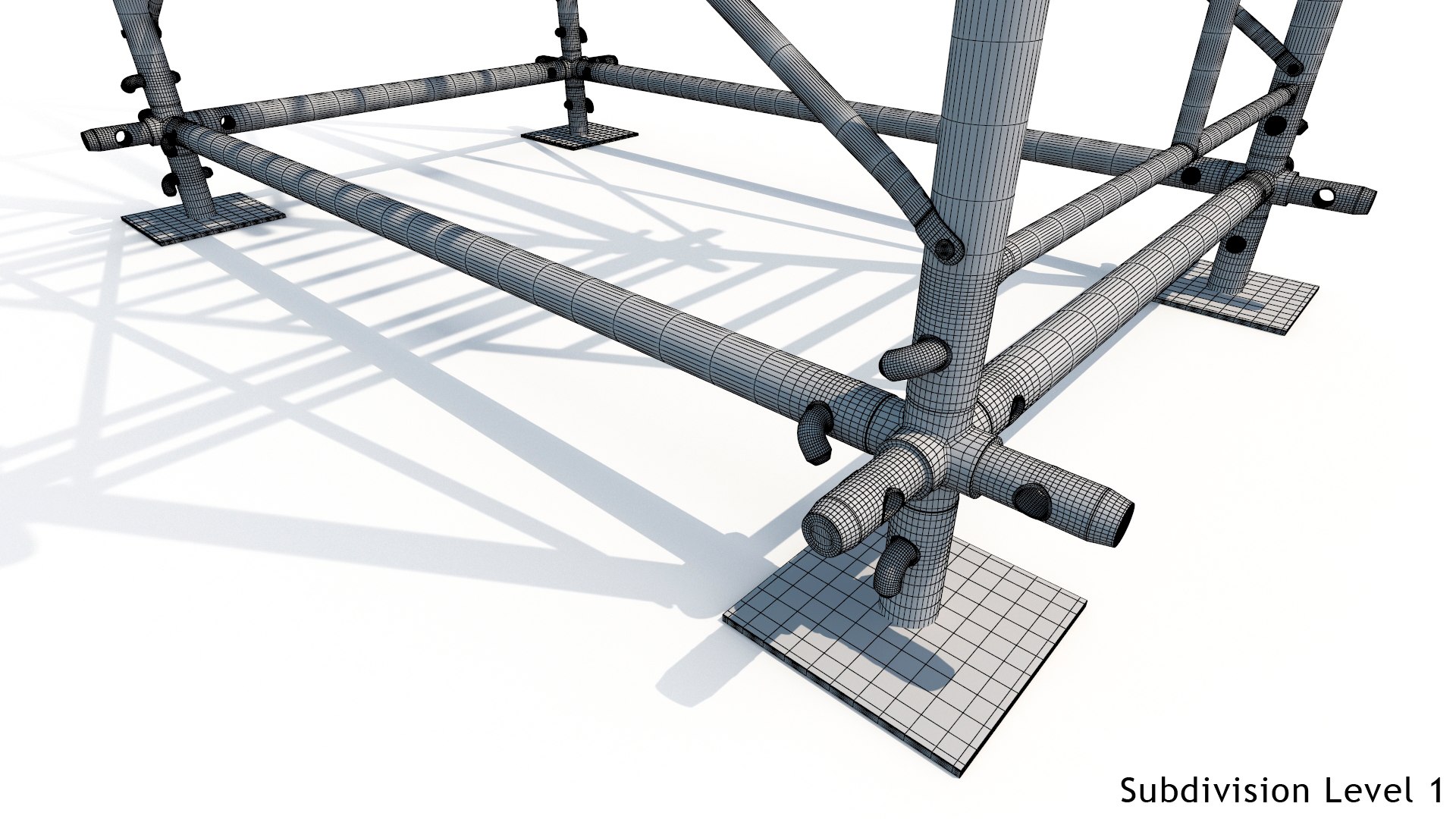 Scaffoldings Modular Industry Model - TurboSquid 1569576