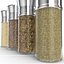 Spice Bottles Set 4
