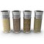Spice Bottles Set 4