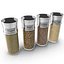 Spice Bottles Set 4