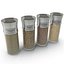 Spice Bottles Set 4