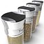 Spice Bottles Set 4