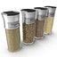 Spice Bottles Set 4
