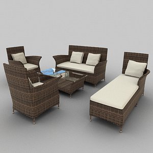 Rattan Seat Set 28