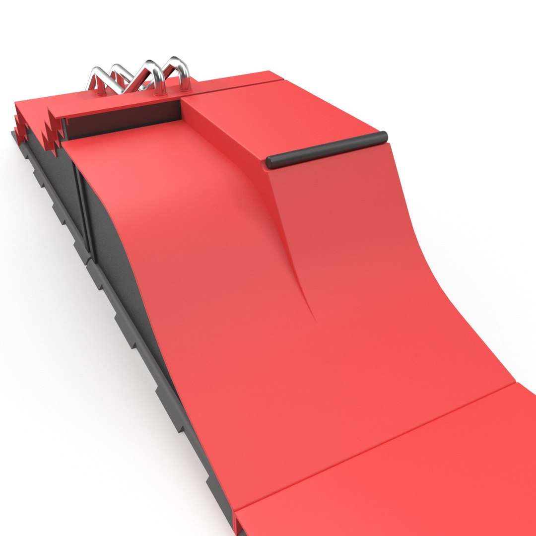 Skateboard Ramp 3D Model TurboSquid 1256436