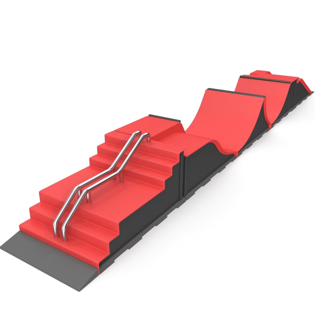 Skateboard Ramp 3D Model TurboSquid 1256436