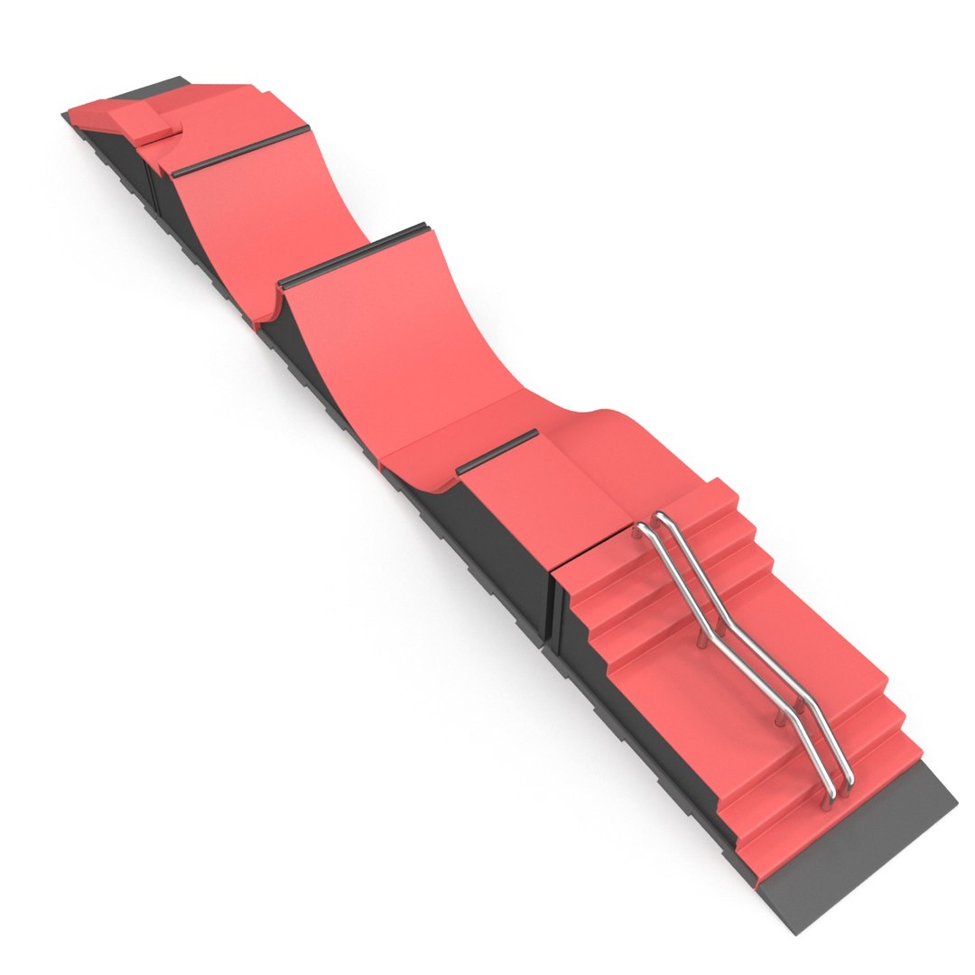 Skateboard ramp 3D model TurboSquid 1256436