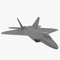 Stylized Stealth Multirole Fighter Jet