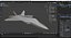 Stylized Stealth Multirole Fighter Jet