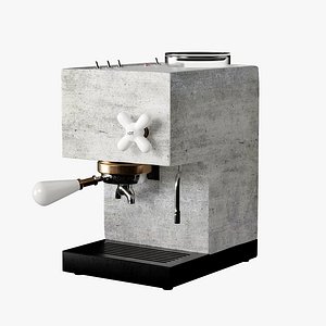 3D anza concrete espresso machines model