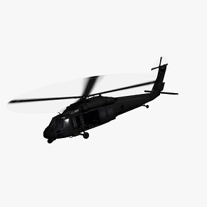 3D model Black Helicopter