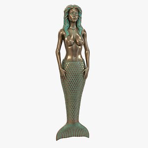 Mermaid Boat Statue