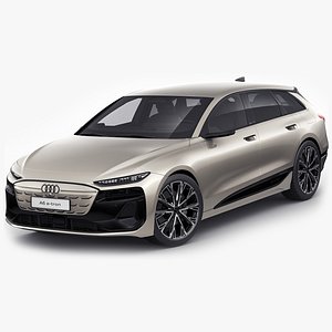 3D Audi A6 Avant e-tron 2025