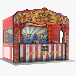 Detailed Shooting Gallery 3D model