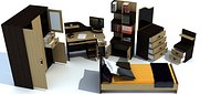 TEEN ROOM FURNITURE SET