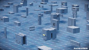 3D Various Kitbash 3D model