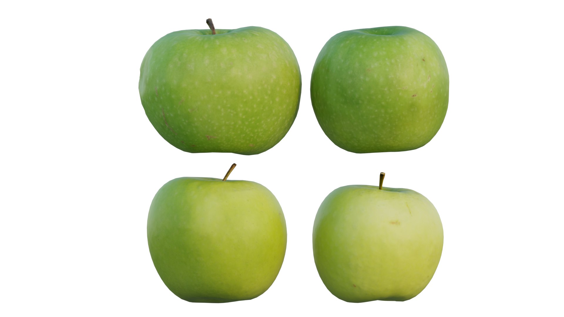3D Granny Smith apple https://p.turbosquid.com/ts-thumb/9s/MetTmJ/e0/2_interactivelightmix/png/1659741747/1920x1080/fit_q87/75202e5d9f2d9e6f73c418c12bb2698376c636f6/2_interactivelightmix.jpg