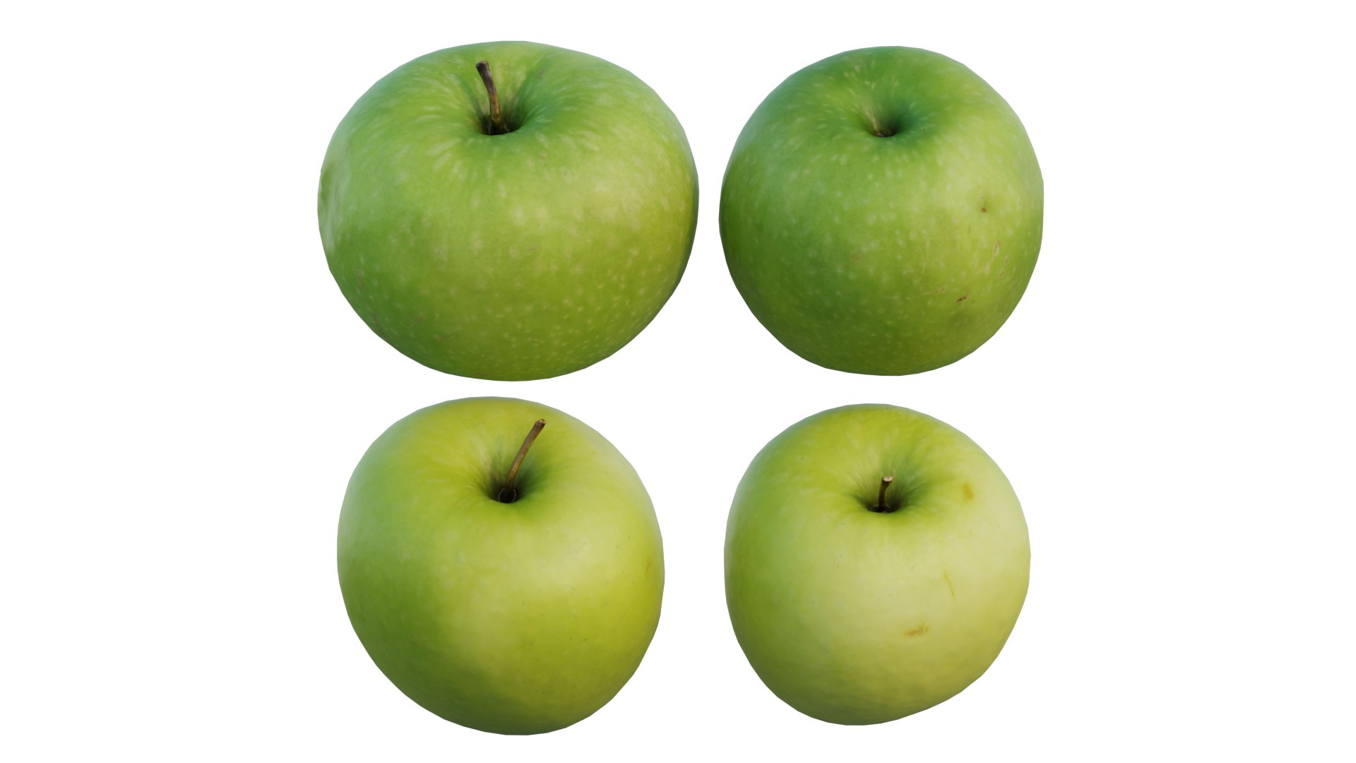 3D Granny Smith apple https://p.turbosquid.com/ts-thumb/9s/MetTmJ/iI/3_interactivelightmix/png/1659741749/1920x1080/fit_q87/2912e7d1c6dd8302d730b58d50582ec292251a2b/3_interactivelightmix.jpg