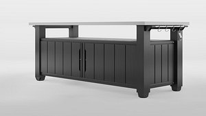 3D Grillbord Unity Barbecue and Grill 3D Model