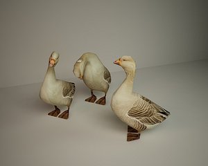 goose 3d model