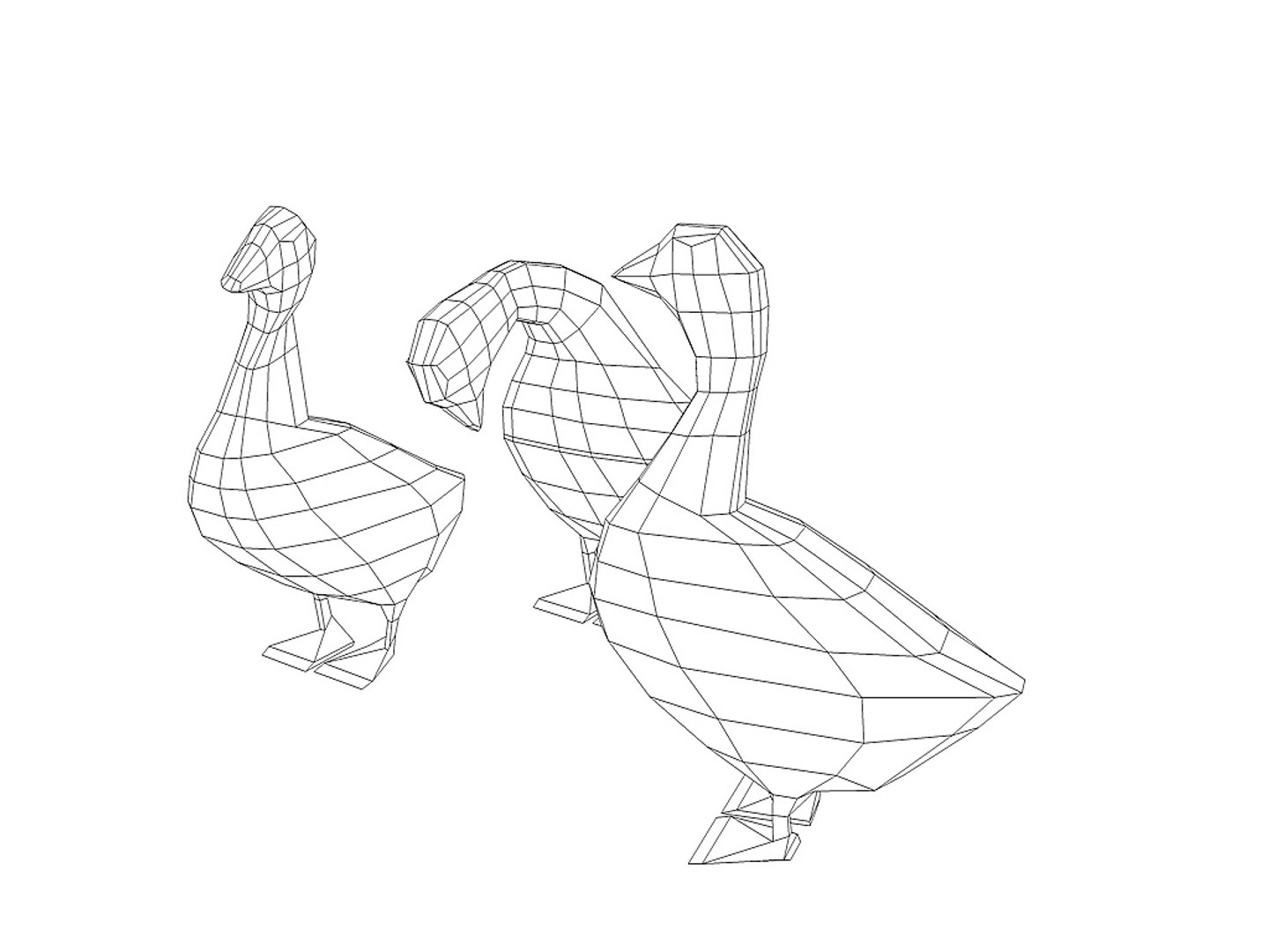 goose 3d model