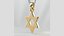 David Star Gold Pendant Free
