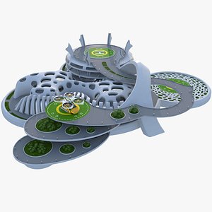 Skyport for Air Taxi 3D model